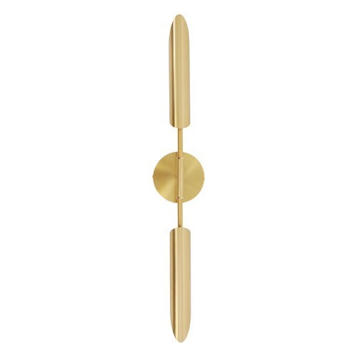 Wall Lamp, 60W Gold Wall Light Fixture Luxury Indoor Wall Lamp Iron 29.52*2.36in