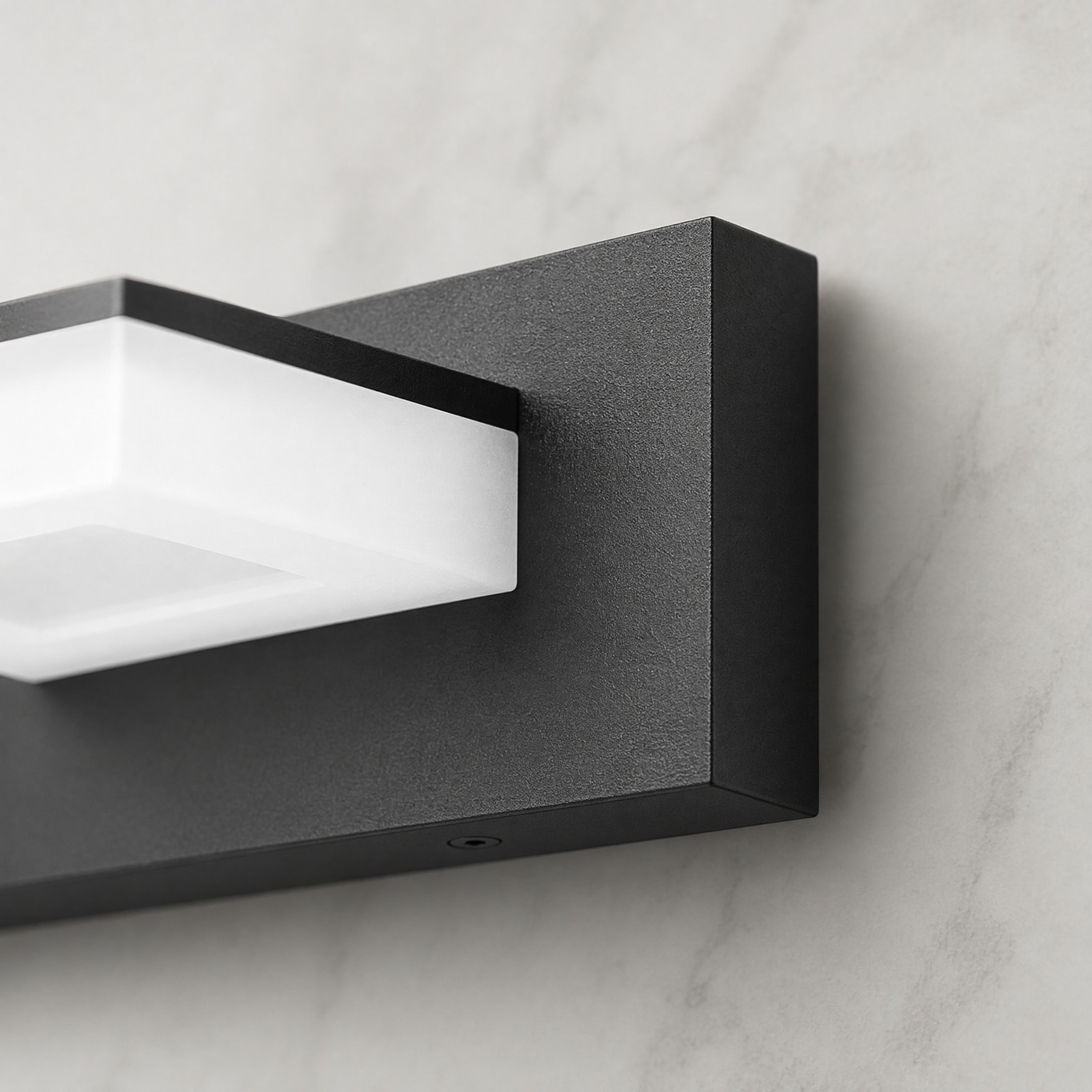39» Vanity 6 Light LED Modern Bathroom Over Mirror Wall Sconce Black Fixture
