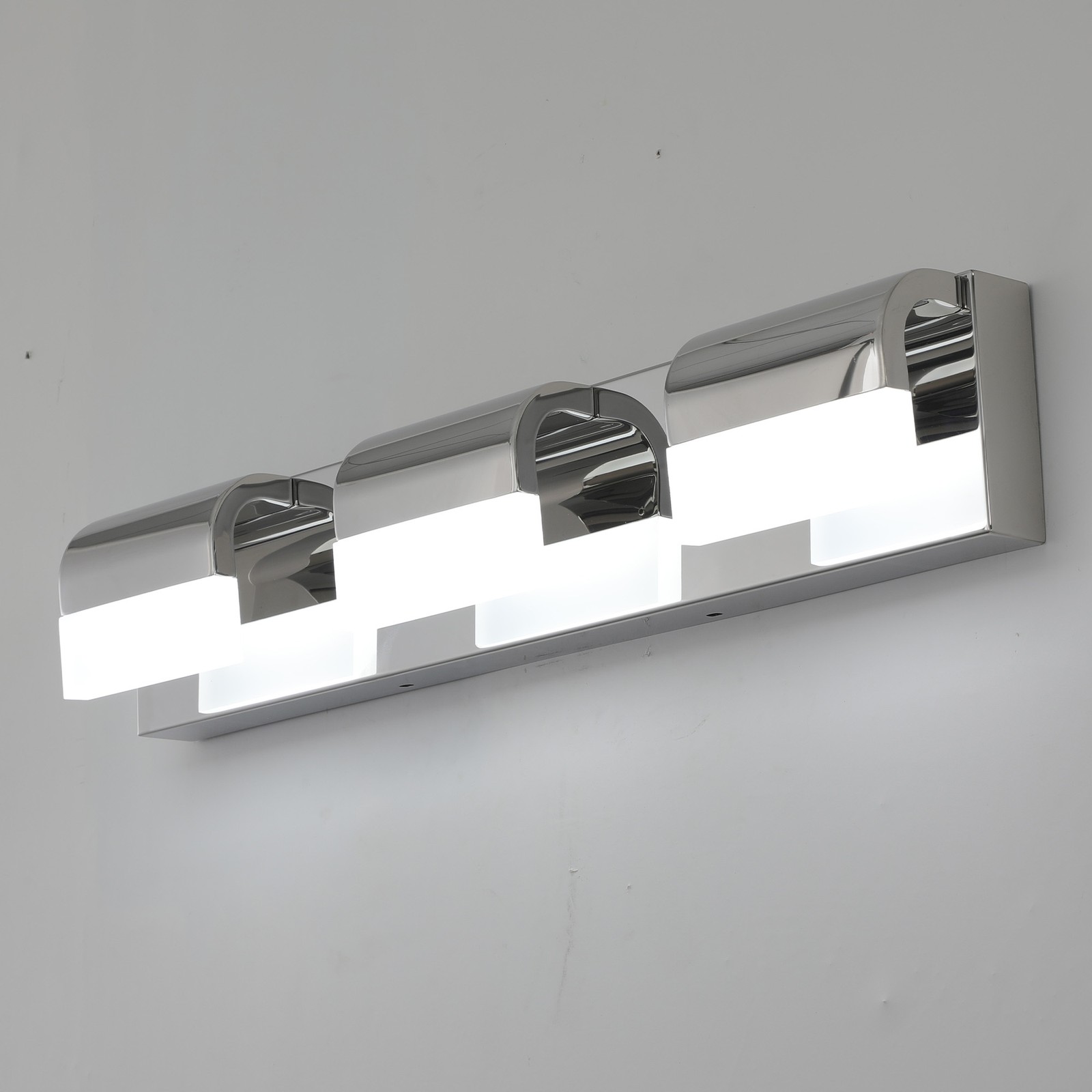 LED 22» Vanity 3 Light Polished Chrome for Bathroom Mirror Wall Lamp Fixture UL
