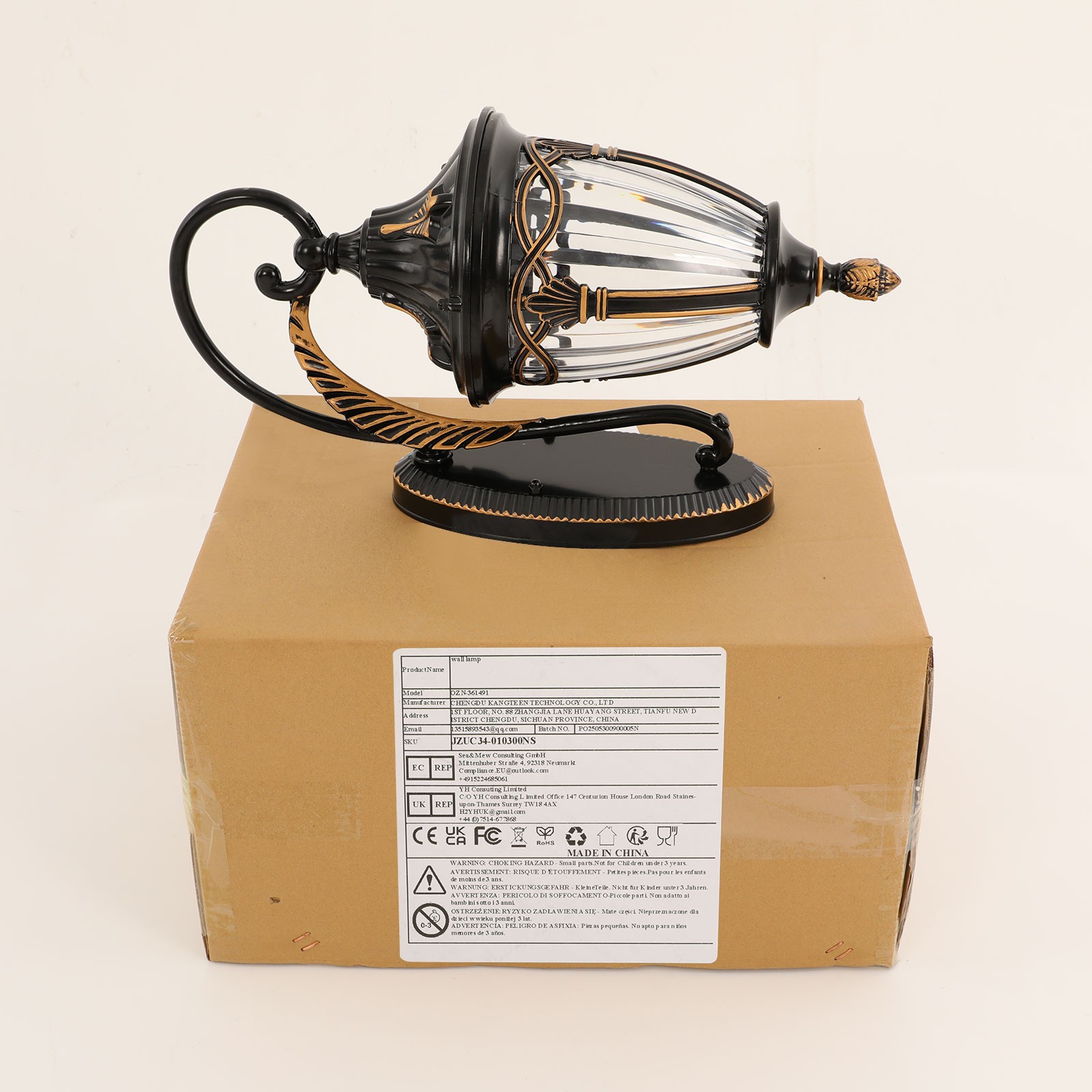 110V Charming Wall Light Wall Mounted Lamp Retro Wall Light Fixtures W/ E26 Base