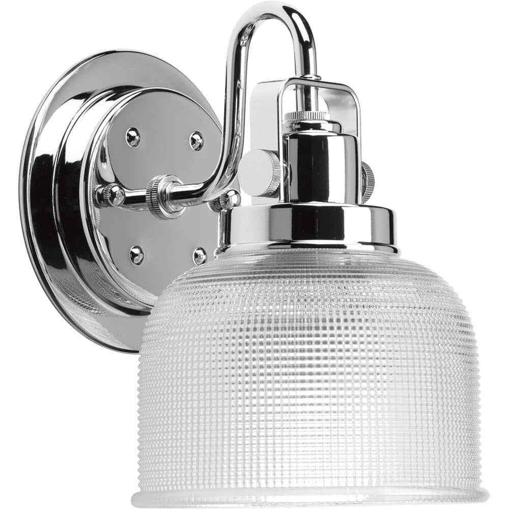 Progress Lighting Archie 5-3/4 in. Polished Chrome Clear Double Prismatic Light