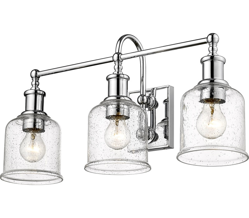 Z-Lite 734-3V-CH Bryant Vanity, 3-Light 180 Total Watts, Chrome