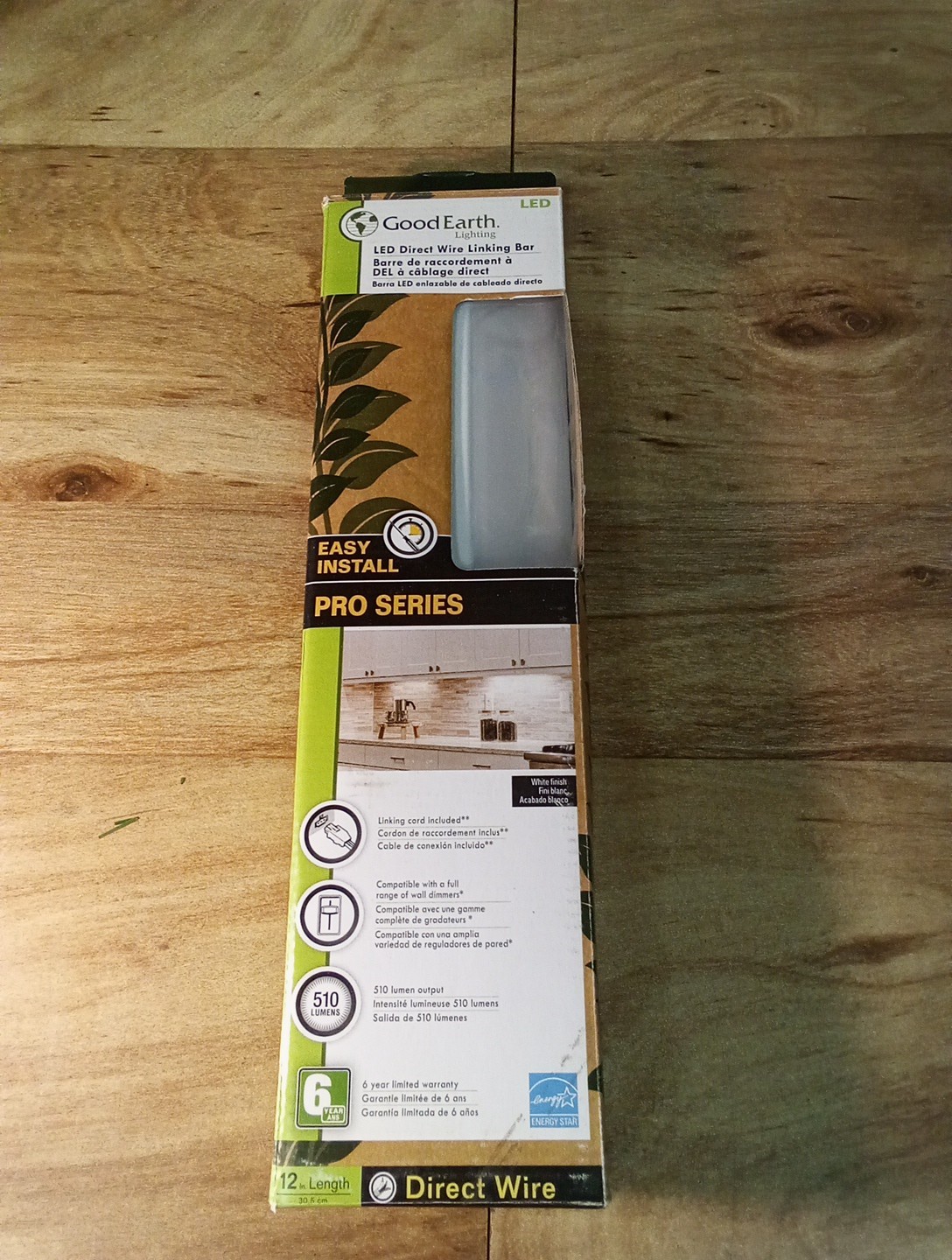 Good Earth LED Direct Wire Linking Bar 12in 510 Lumens