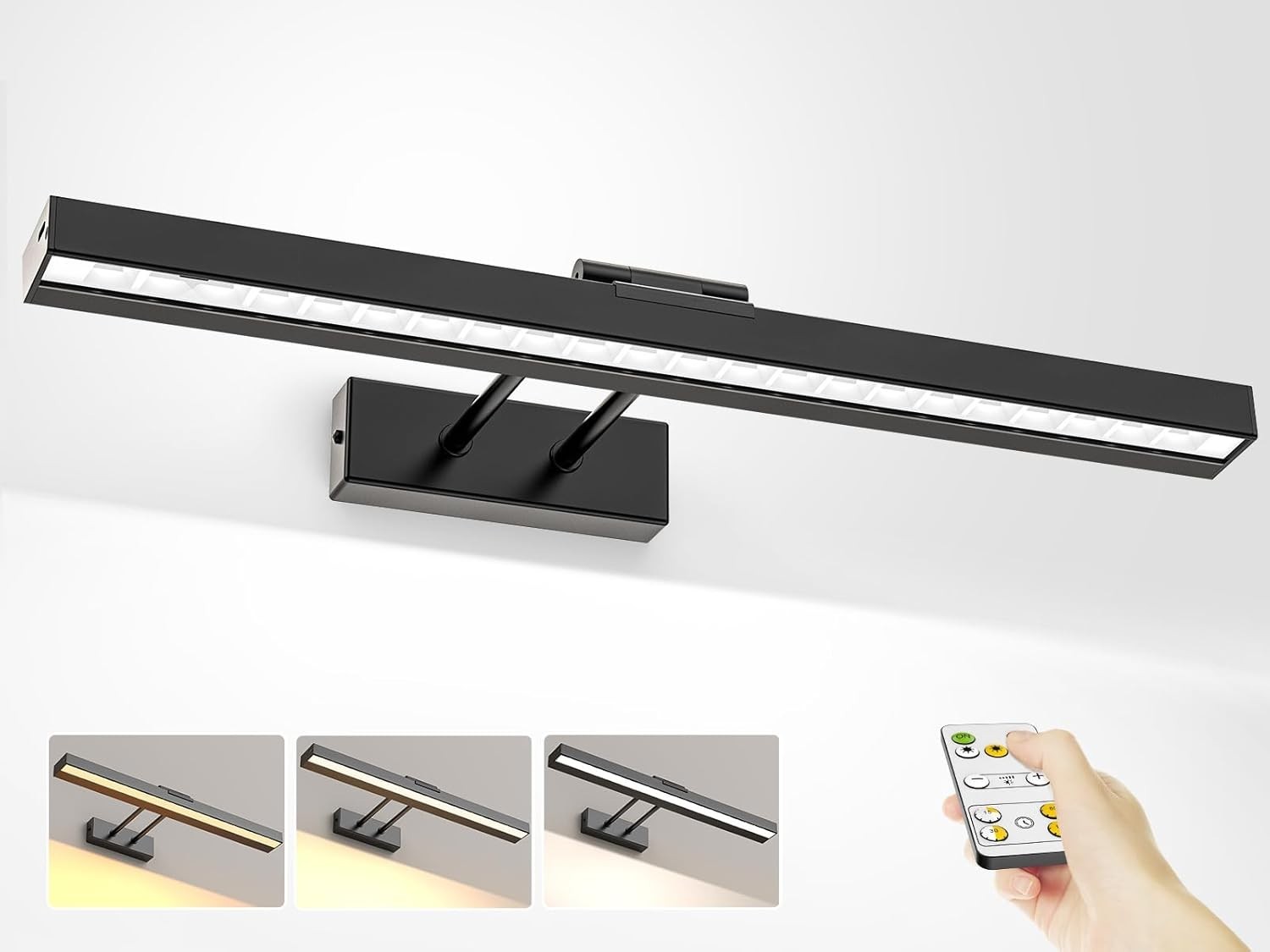 Picture Light,16in Battery Operated Picture Lights for Paintings,Metal Art Light