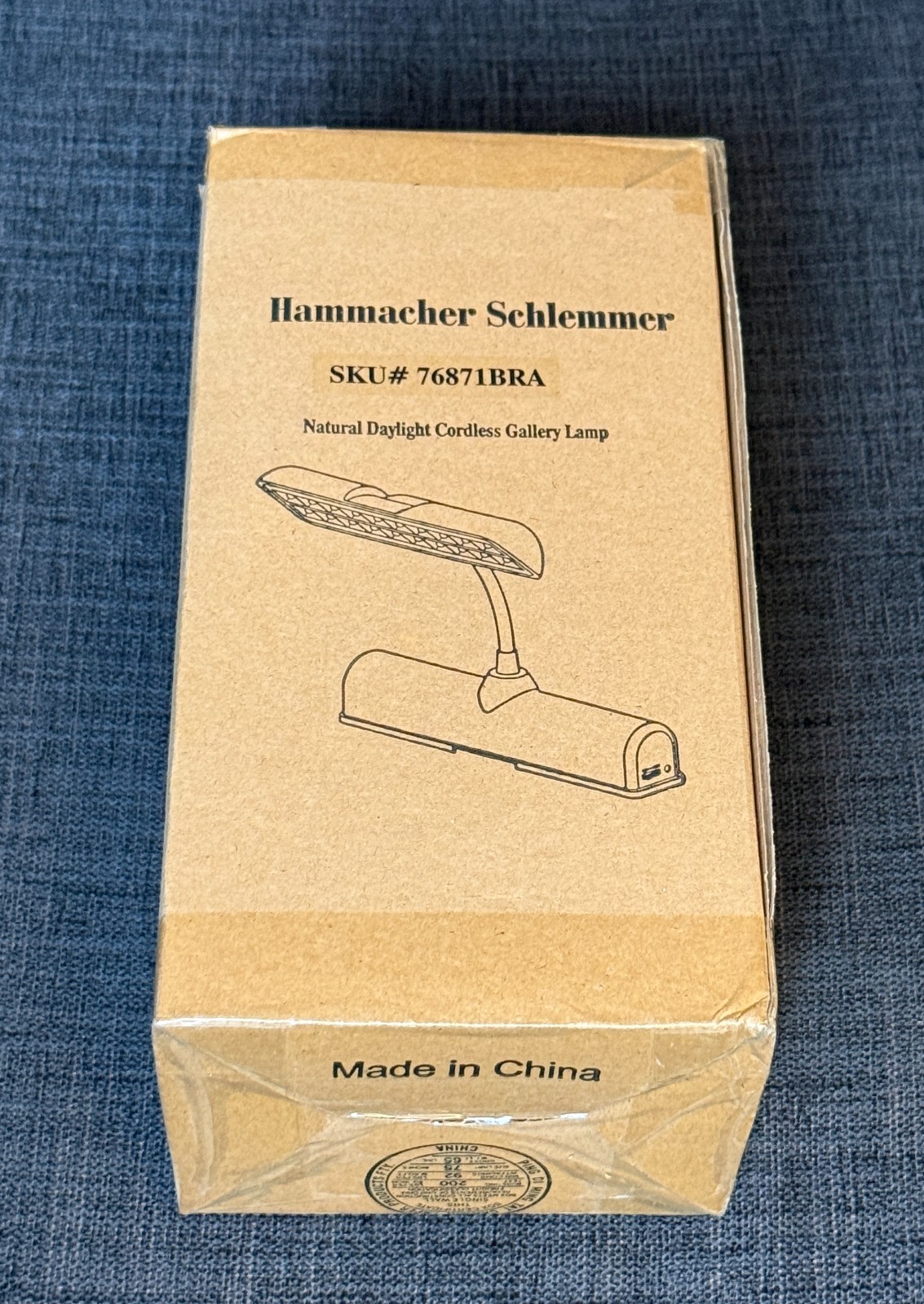 Hammacher Schlemmer Natural Daylight Gallery Picture Lamp Art Picture Wall Light