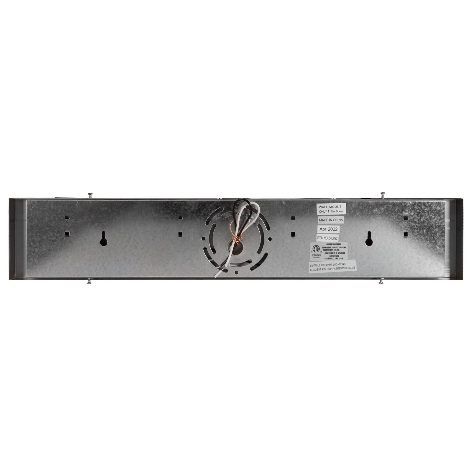 Design House 4-Light Vanity Light, Polished Chrome, Dimmable, Steel Construction