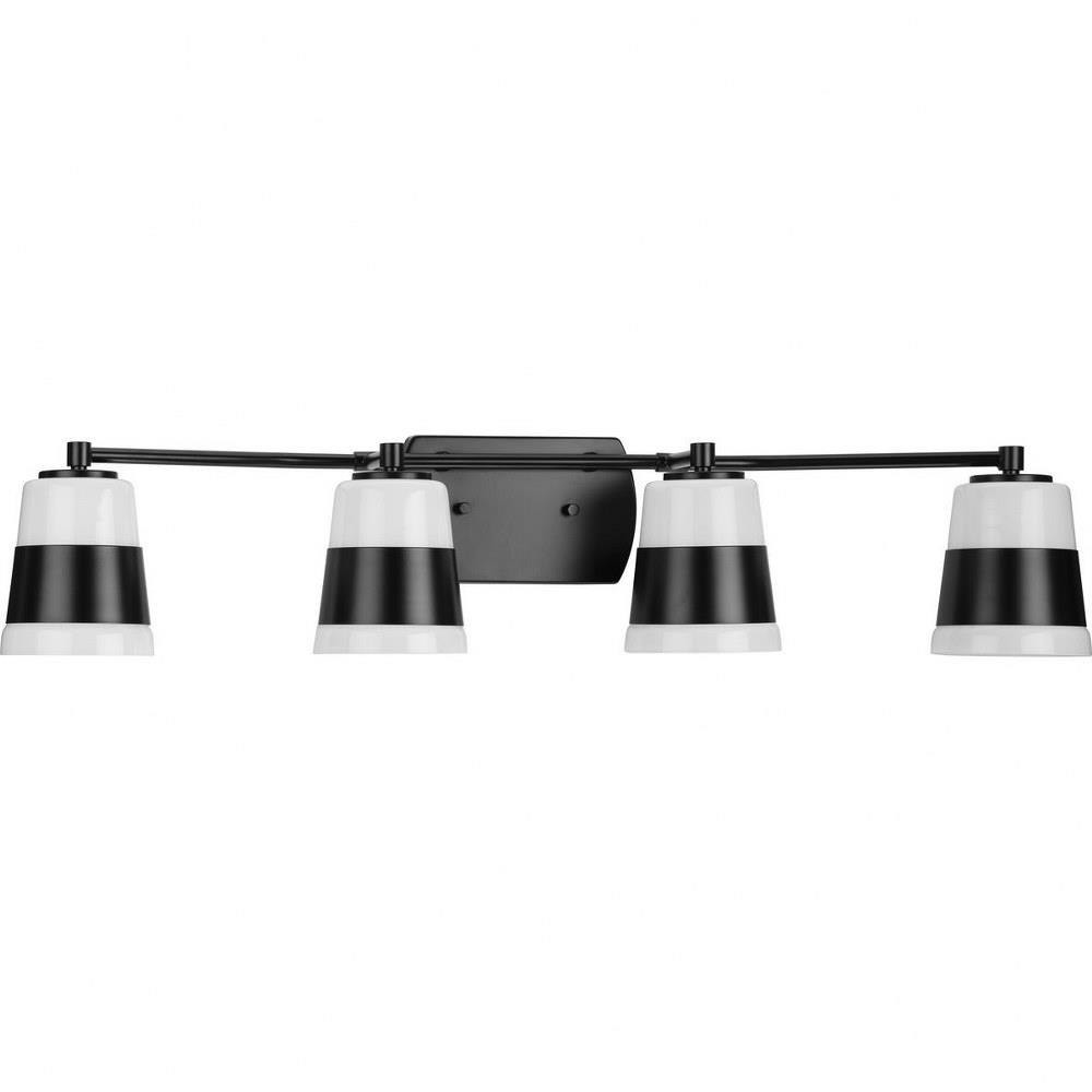 4 Light Bath Vanity In Contemporary Style-7 Inches Tall and 6.75 Inches