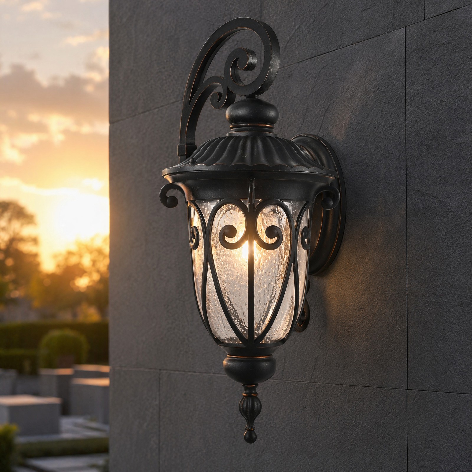 23» Vintage Wall Light Outdoor Antique Large Bronze IP65 Sconce Porch Fixture