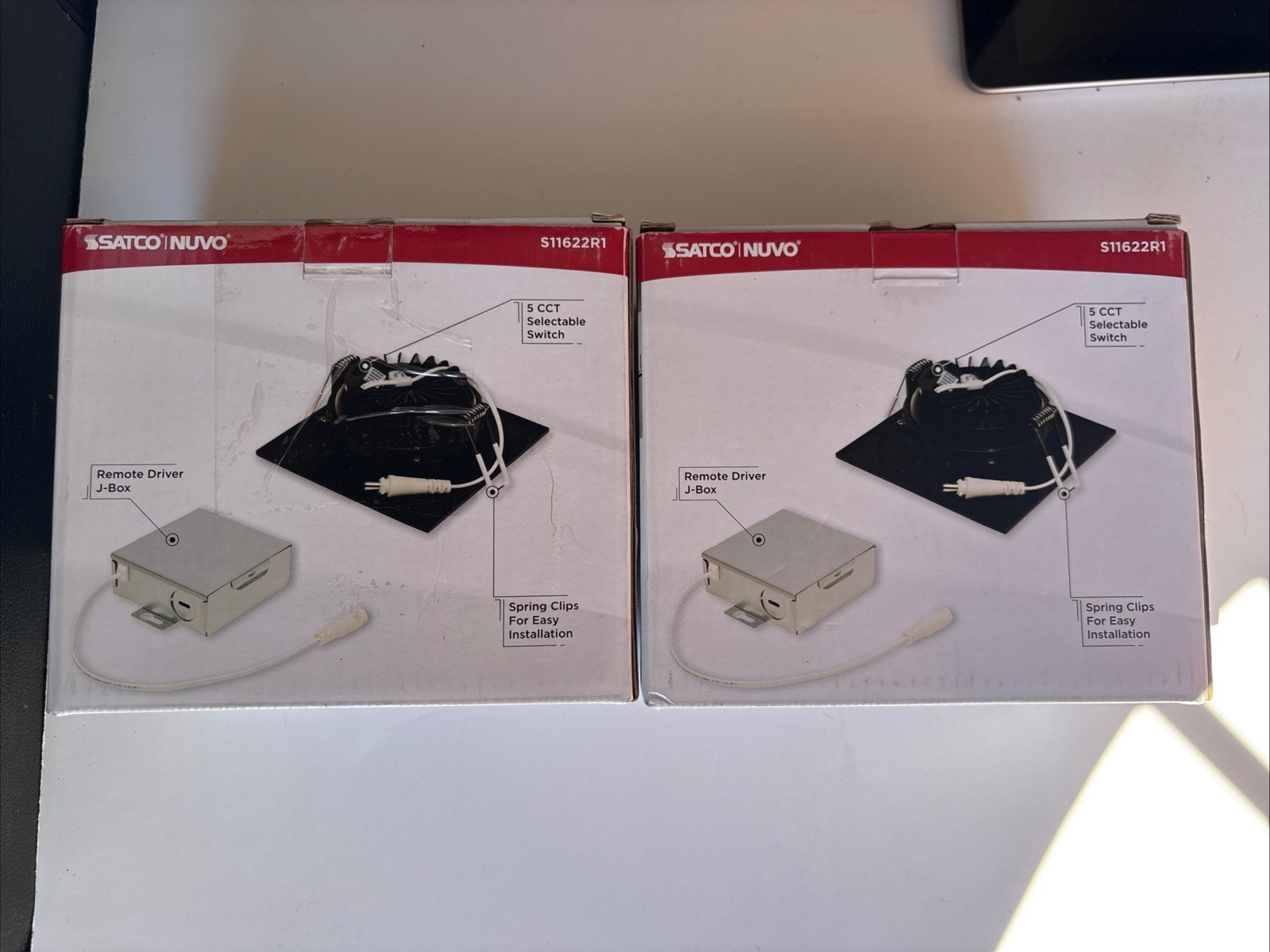 Satco S11622R1 4-Inch Low-Profile LED Directional Architectural Downlight 2-Pack