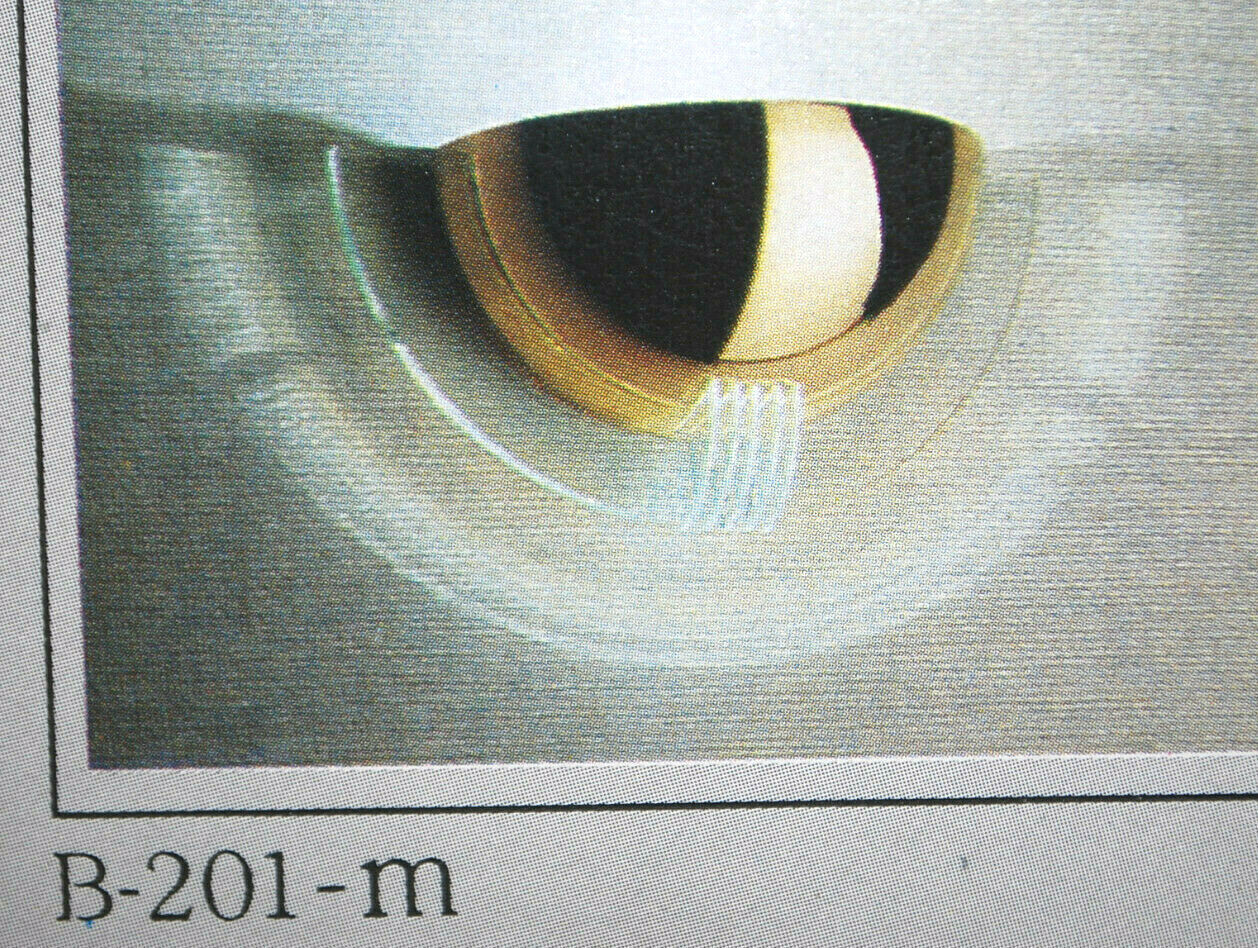 Romantic Gold Colored Wall Sconce #B-201-M Indirect Lamp Stylish Design S6259