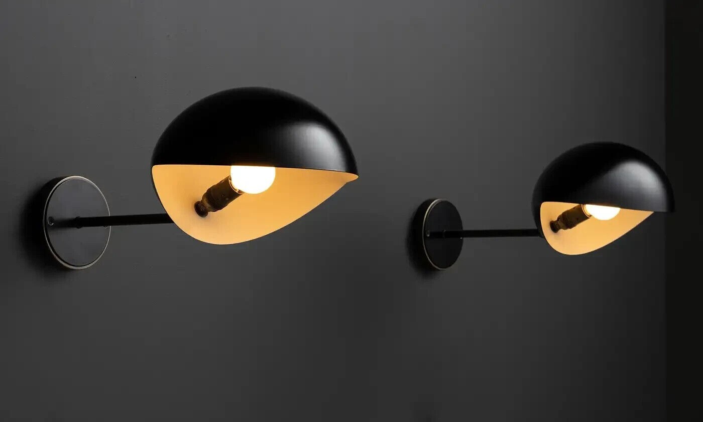 Eyelid Metal Sconce, Handmade Wall Fixtures Adjusteble Made in India
