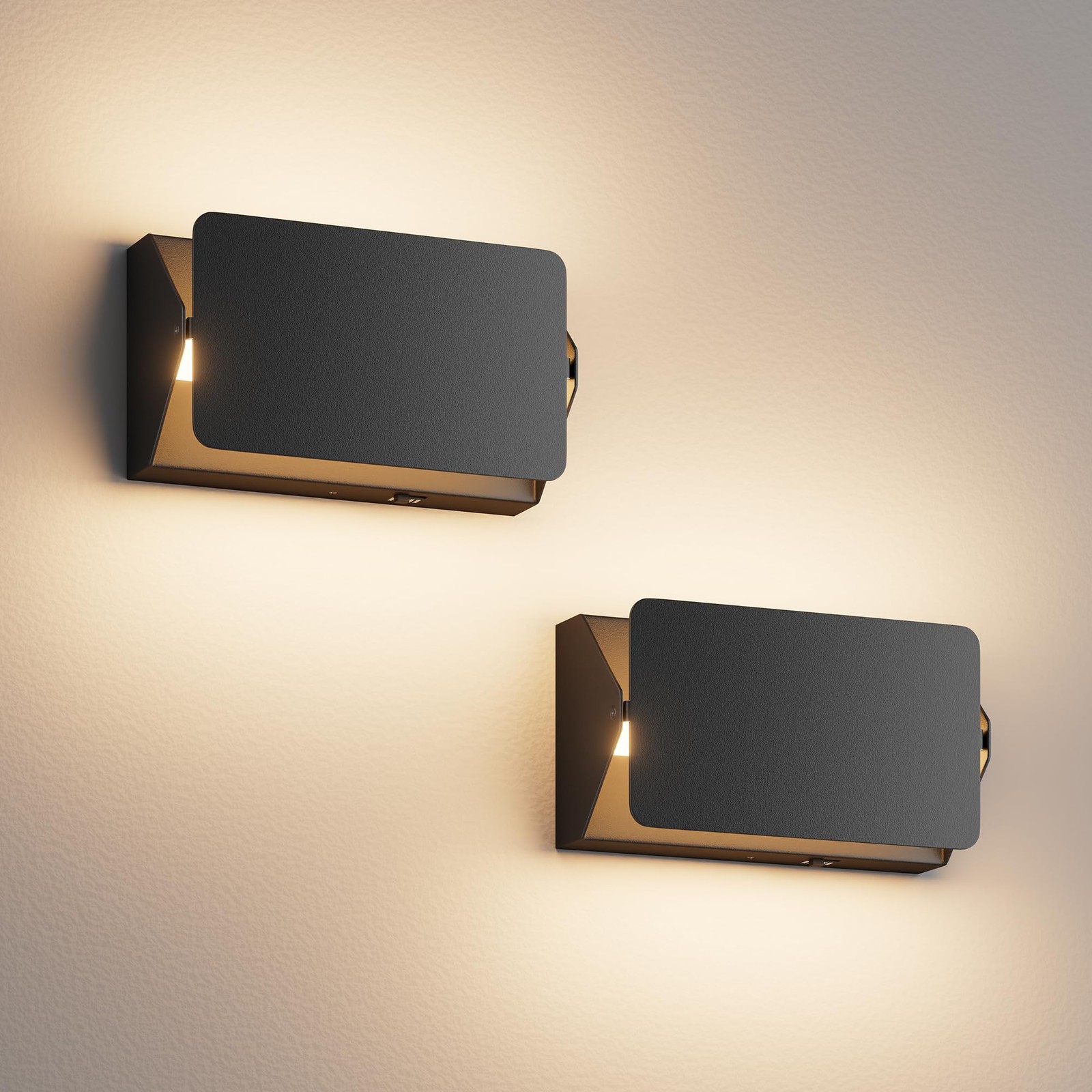 Indoor Modern Led Aluminum Wall Sconces,18W 5CCT 3000K-6000K Dimmable Hardwired