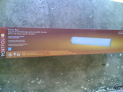 NIB Classy 2-Bulb 37″ FLUORESCENT Bathroom VANITY LIGHT