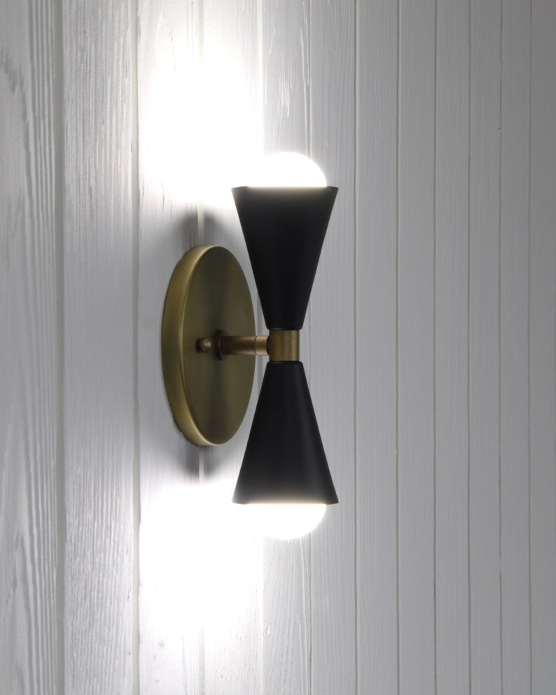 Modern Handcrafted Brass Wall Sconce | Custom Finish Options | E12/E14 Socket