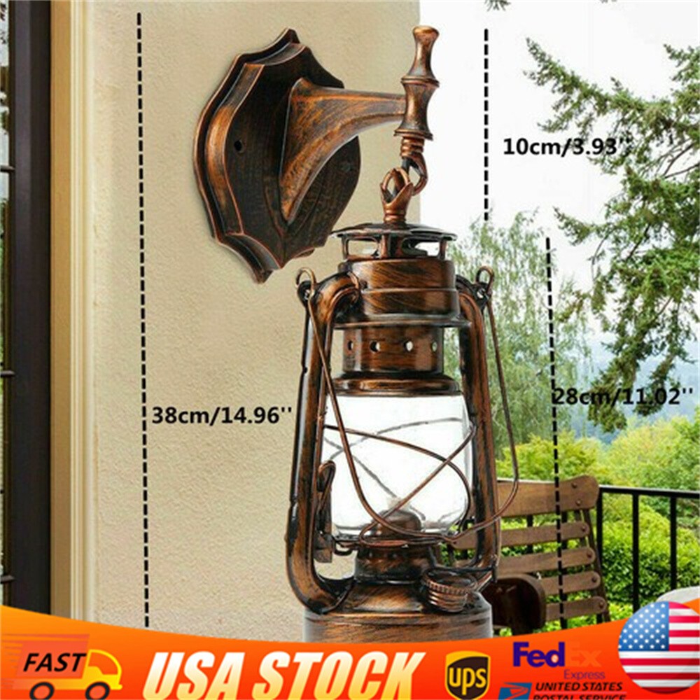 Vintage Lantern Lamp Hanging Lamp Wall Lantern Sconce Light Fixture E27