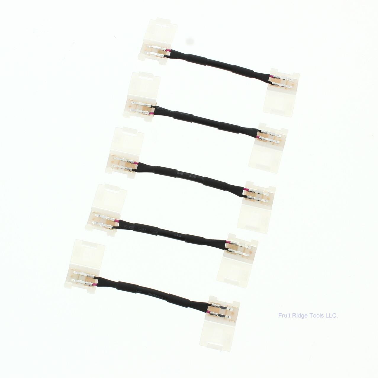 5 Hafele LED 50MM Interconnect Lead Clip For 8MM 12V 833.73.743 833.74.870