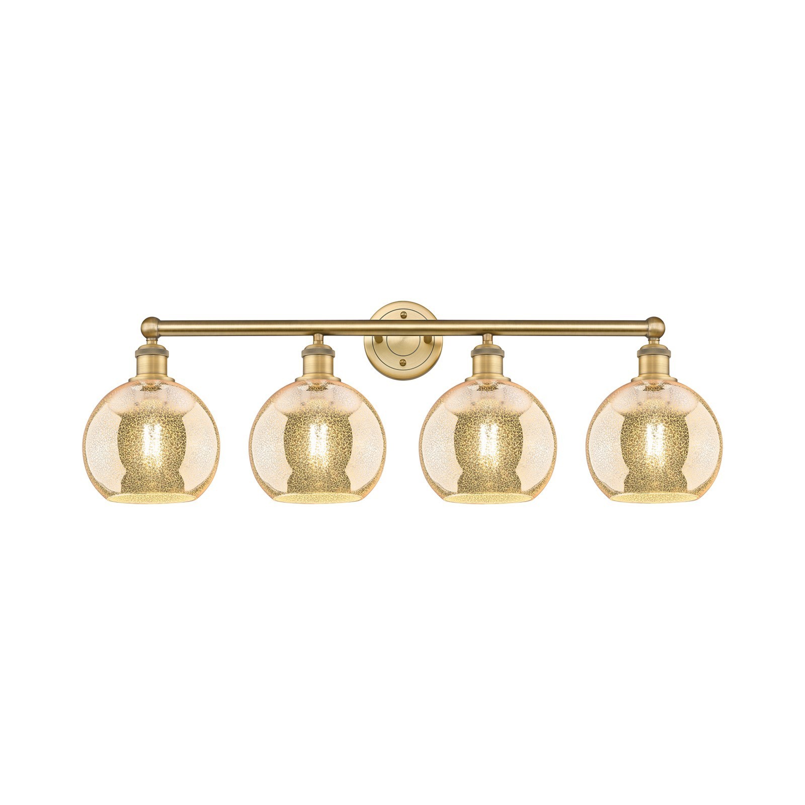 Innovations Athens 35in 4-Light Bath Vanity Brushed Brass