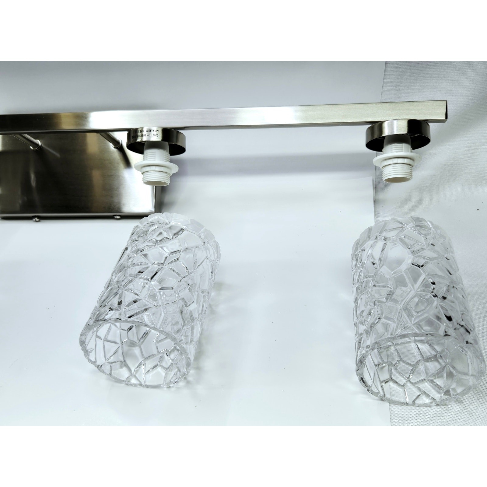 Elegant Lighting LD7028W32SN Cassie 4 Light 32″ Wide Vanity Light – Satin Nickel