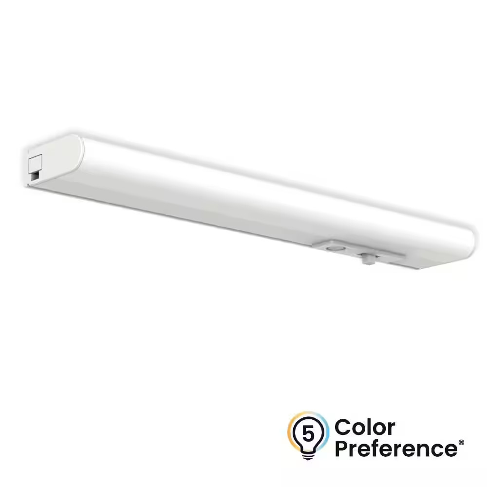 NEXUS 24 In. Plug-In White Integrated LED Linkable under Cabinet Light 1000 Lume