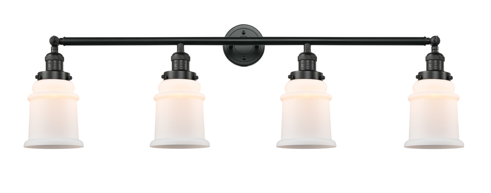 Innovations Lighting 215-S Canton Canton 4 Light 42″W Bathroom – White
