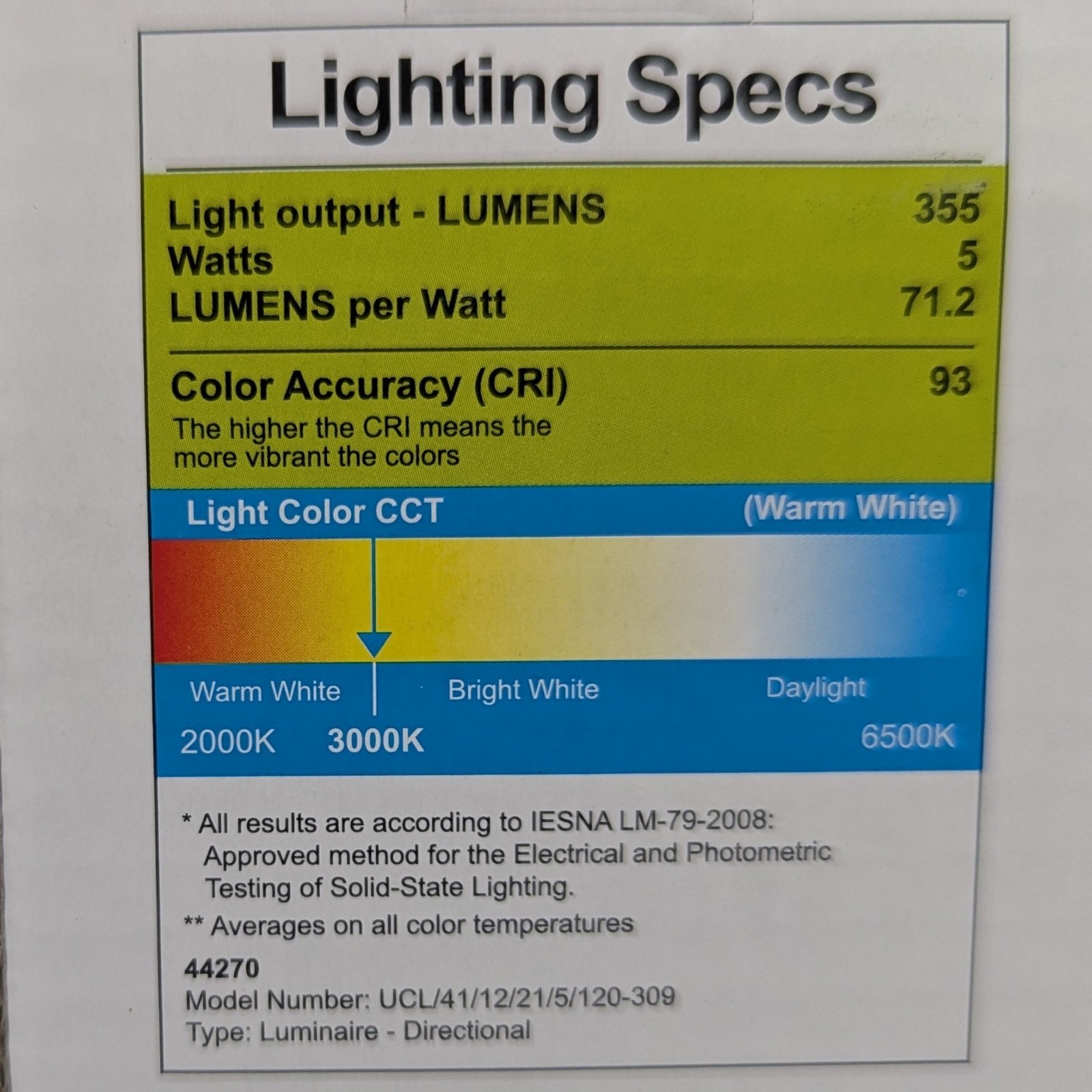 Jasco Enbrighten LED Plug-In Linkable Light Fixture 12″ 355 Lumens 3000K