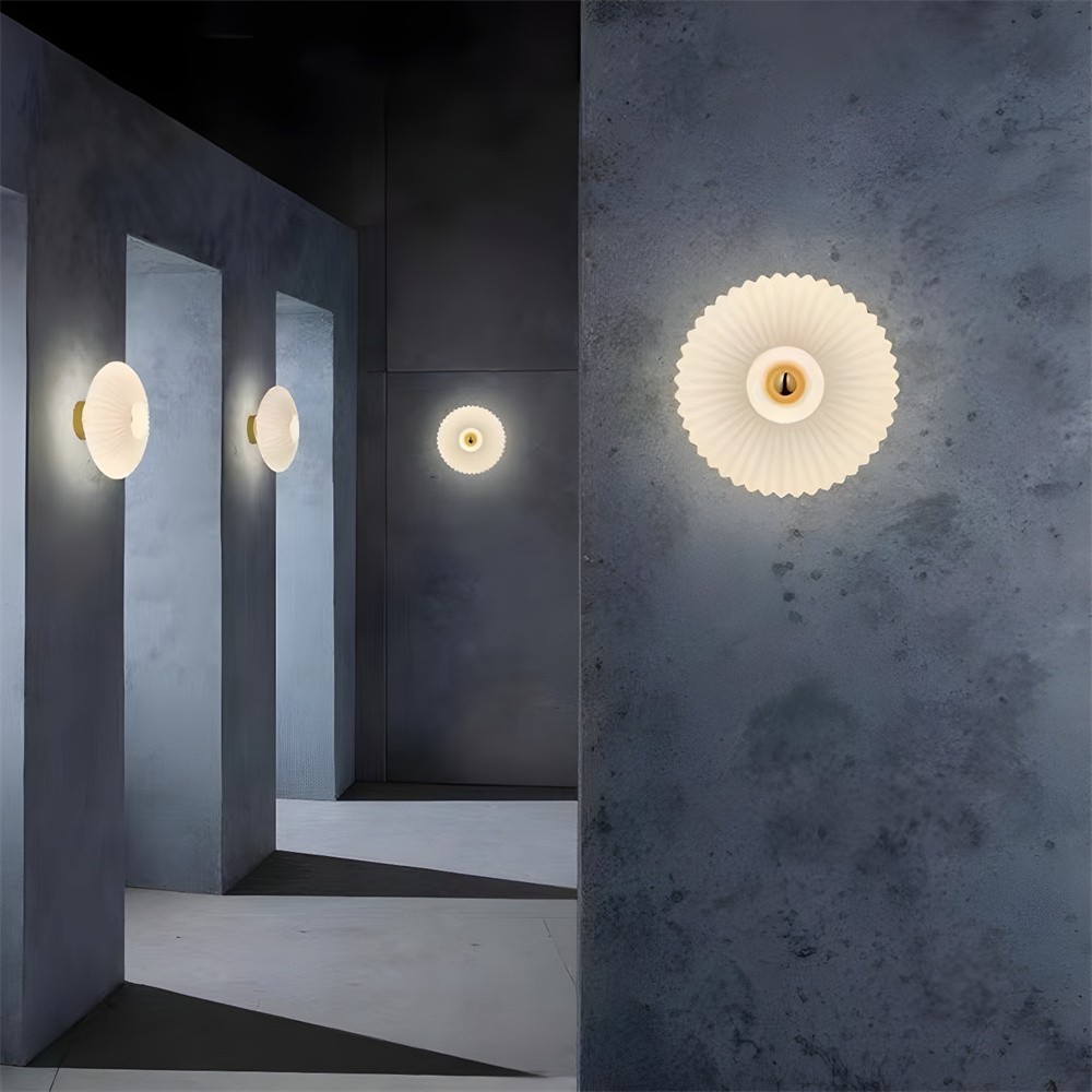 Creative LED Wall Lamp Glass Wall Mounted Lamp for Living Room Bedroom Hallway