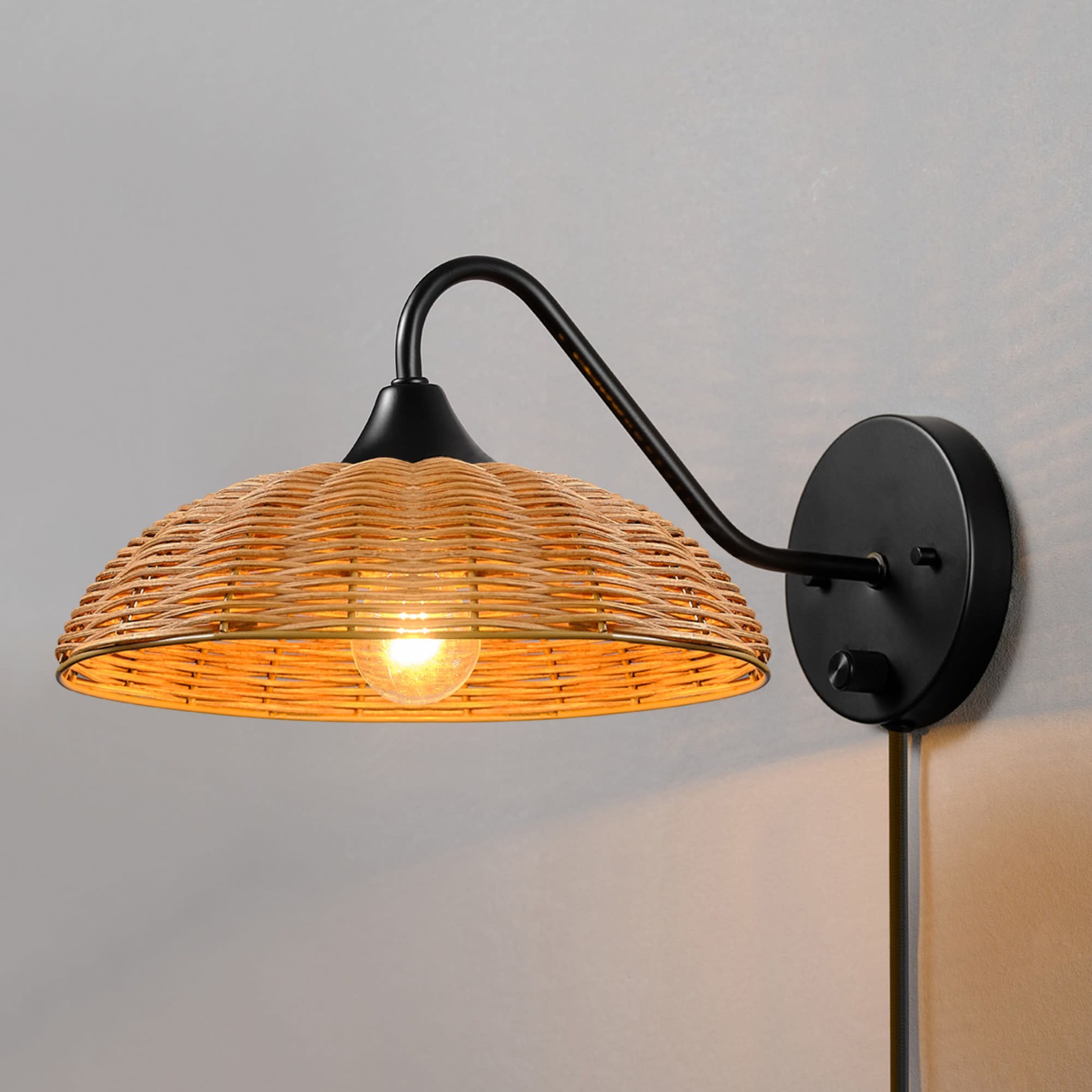 Globe Electric 91009610 Brittany 7″ Tall Wall Sconce – Matte