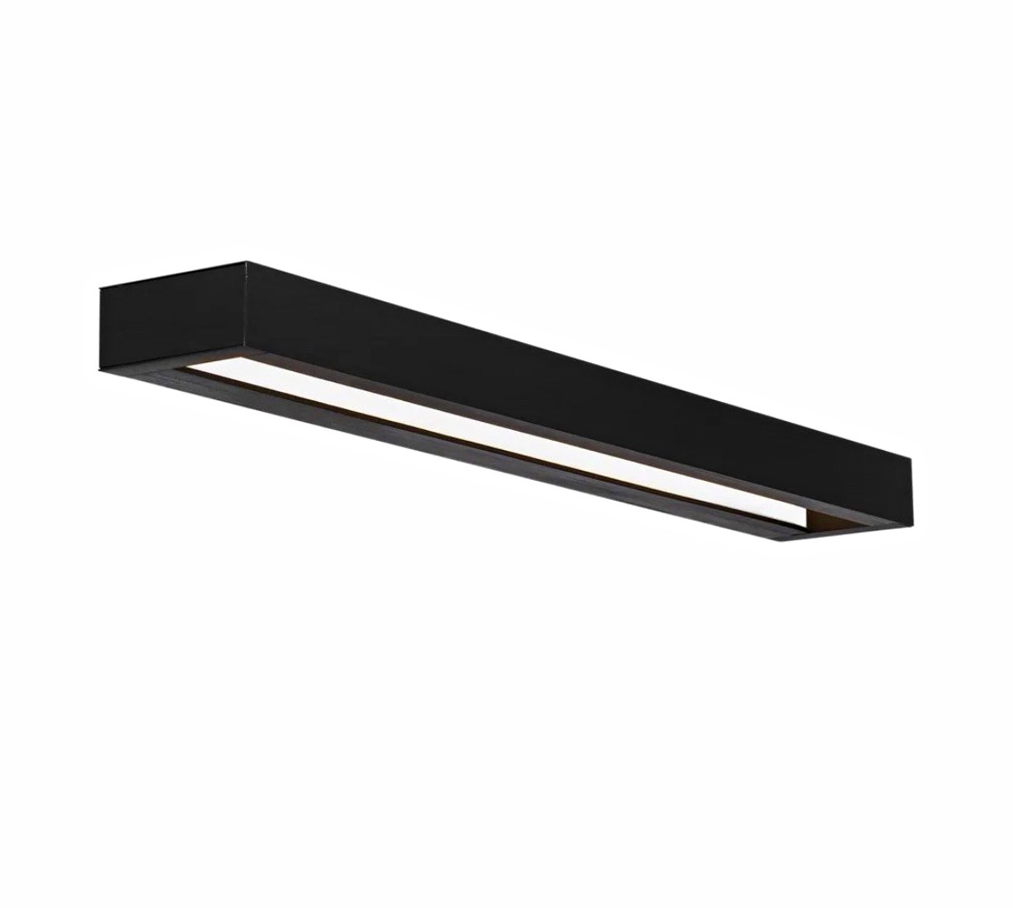 Modern Forms WS-52127-35-BK Open Bar 27in Black LED Vanity Wall Light 3-CCT