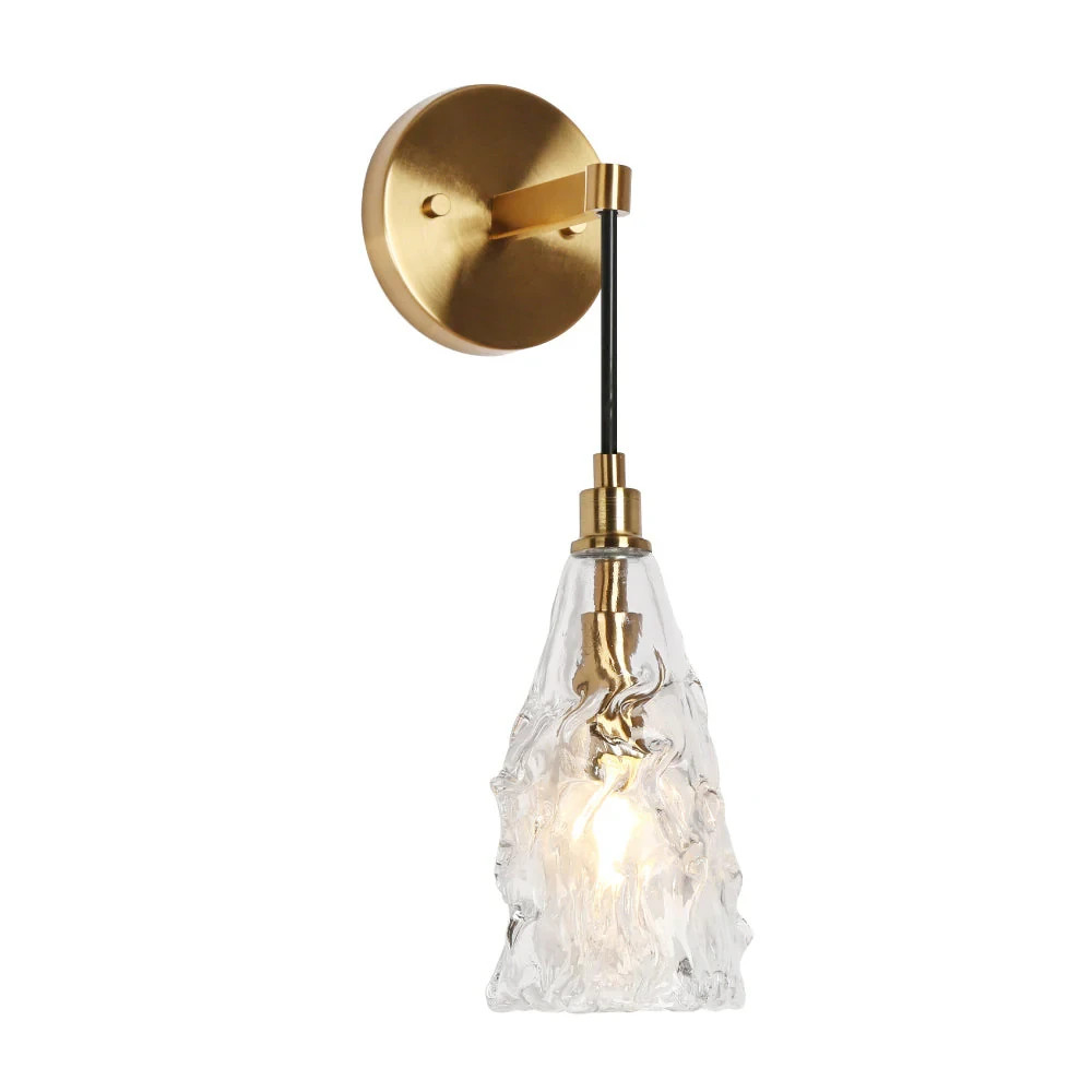 UOLFIN A05229 Meyvira 1-Light Brass Wall Sconce