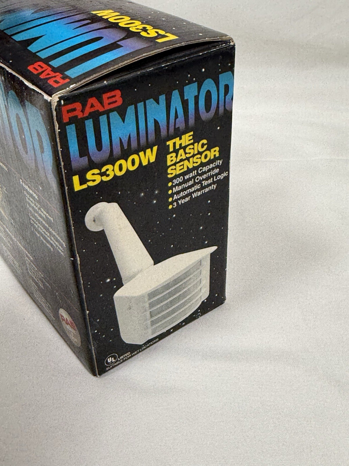 RAB Luminator LS300W 110 White Sensor Polycarbonate 300W Power 120V 2.5 Amps