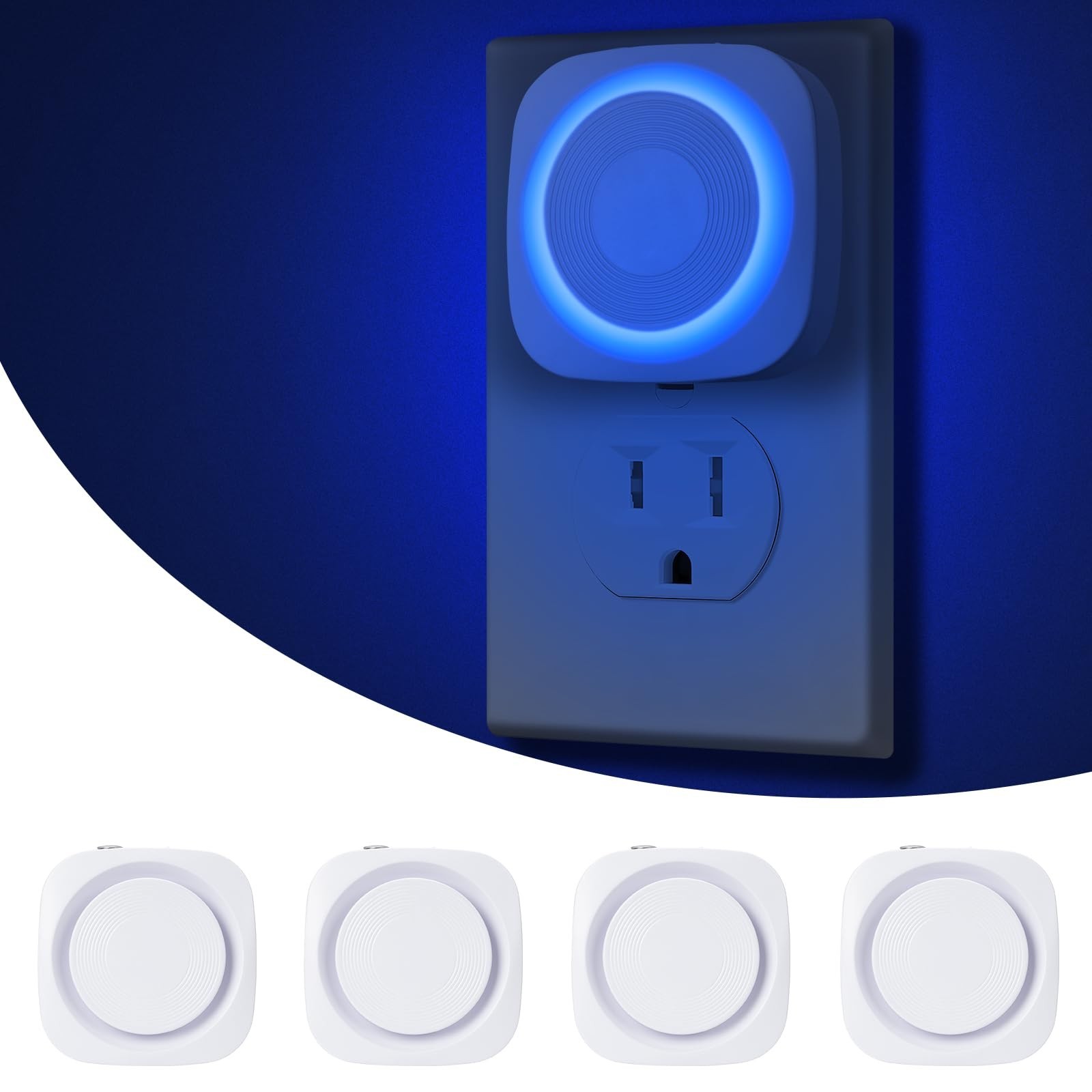 LED Night Lights Plug into Wall, Indirect Soft Dimmable Night Light with Dust…