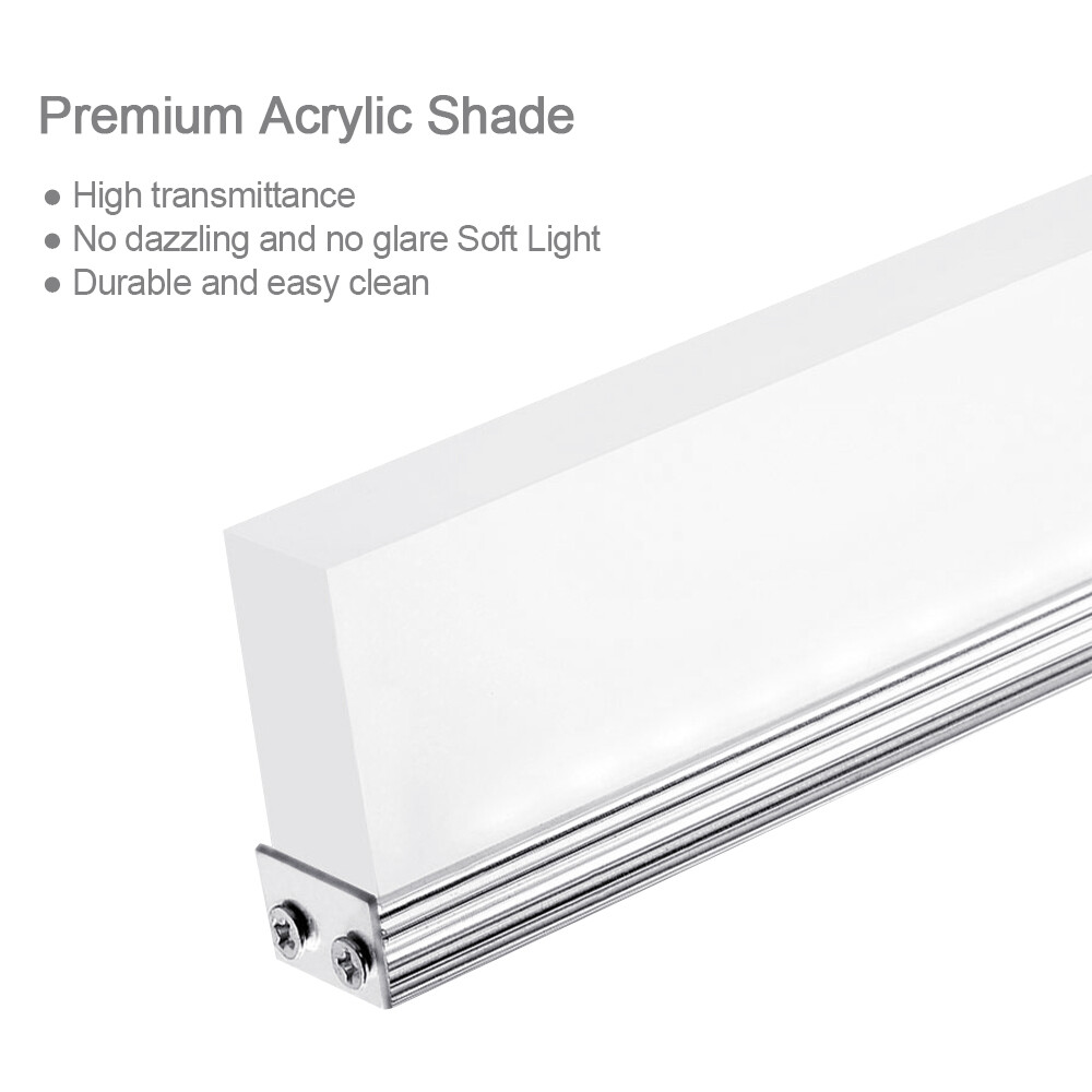 16in/24in/32in/40in/48in Bathroom LED Vanity Light Mirror Lighting Fixture 6500K