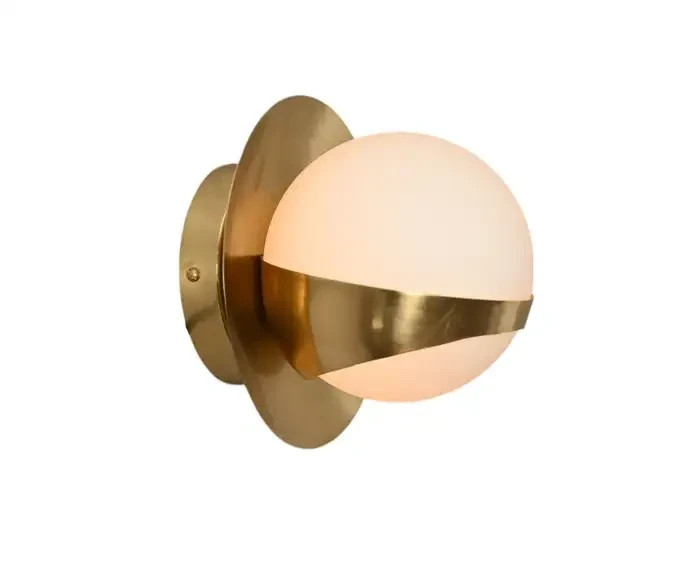 Brass Wall Sconce by Colombocreationz