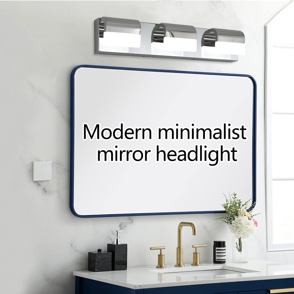 LED 22» Vanity 3 Light Polished Chrome for Bathroom Mirror Wall Lamp Fixture UL