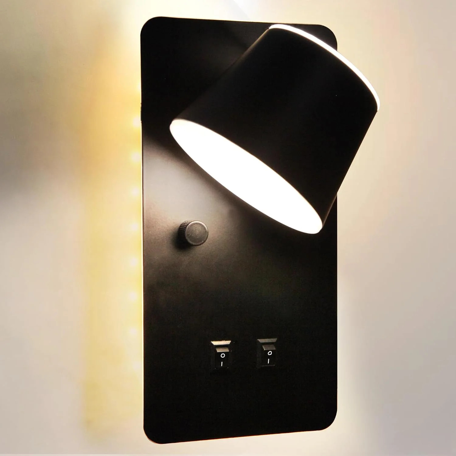12V RV LED Bedside Reading Light with Night Light Version and Independent Switch