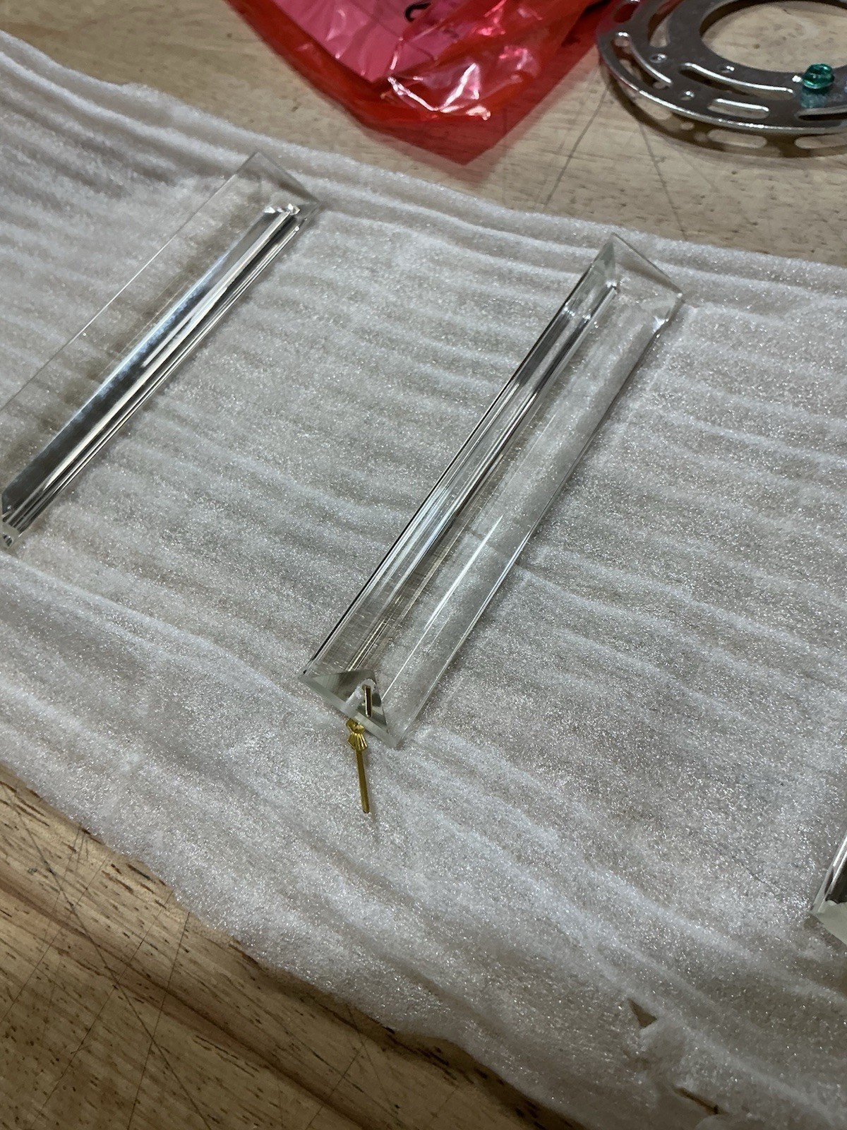 Parts For LNC Vintage Crystal Vanity Light for Bathroom 22.2”-3-light 1010563466