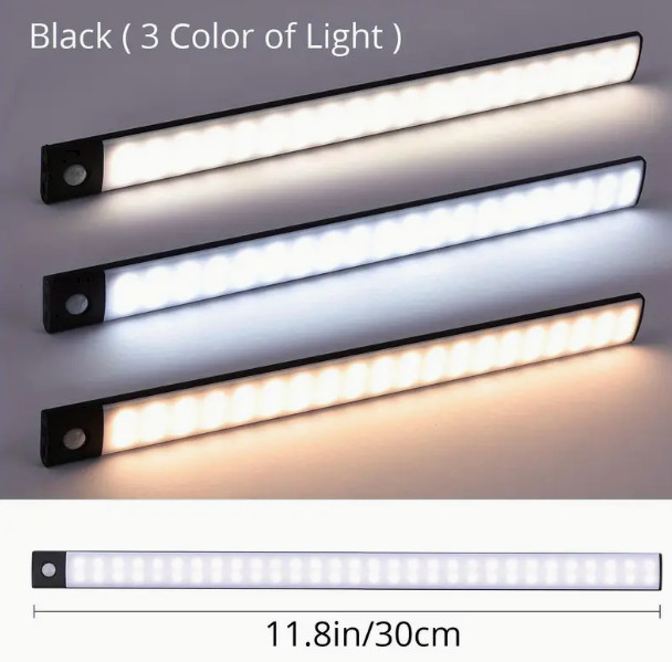 1 Piece Motion Sensor LED Cabinet Light (3.9in TO 15.7in)