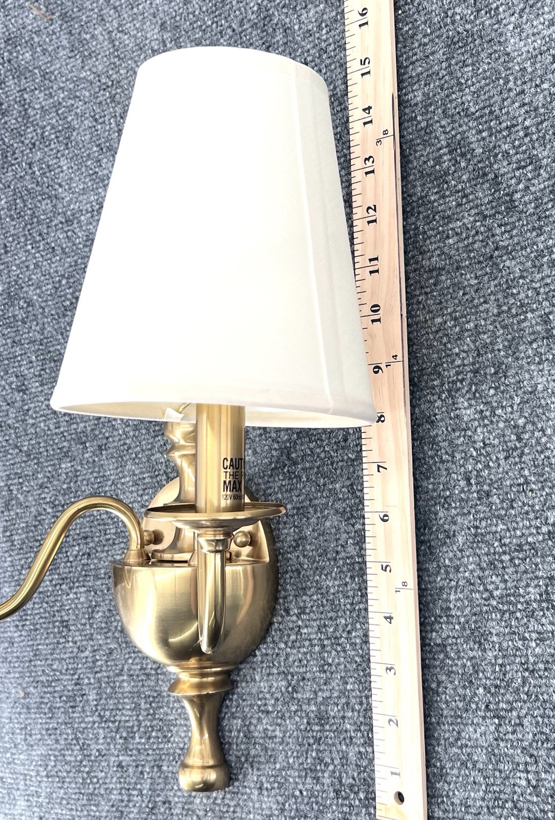 Restoration Hardware Georgian Solid Brass Double Arm Wall Sconces Pair RH 2003