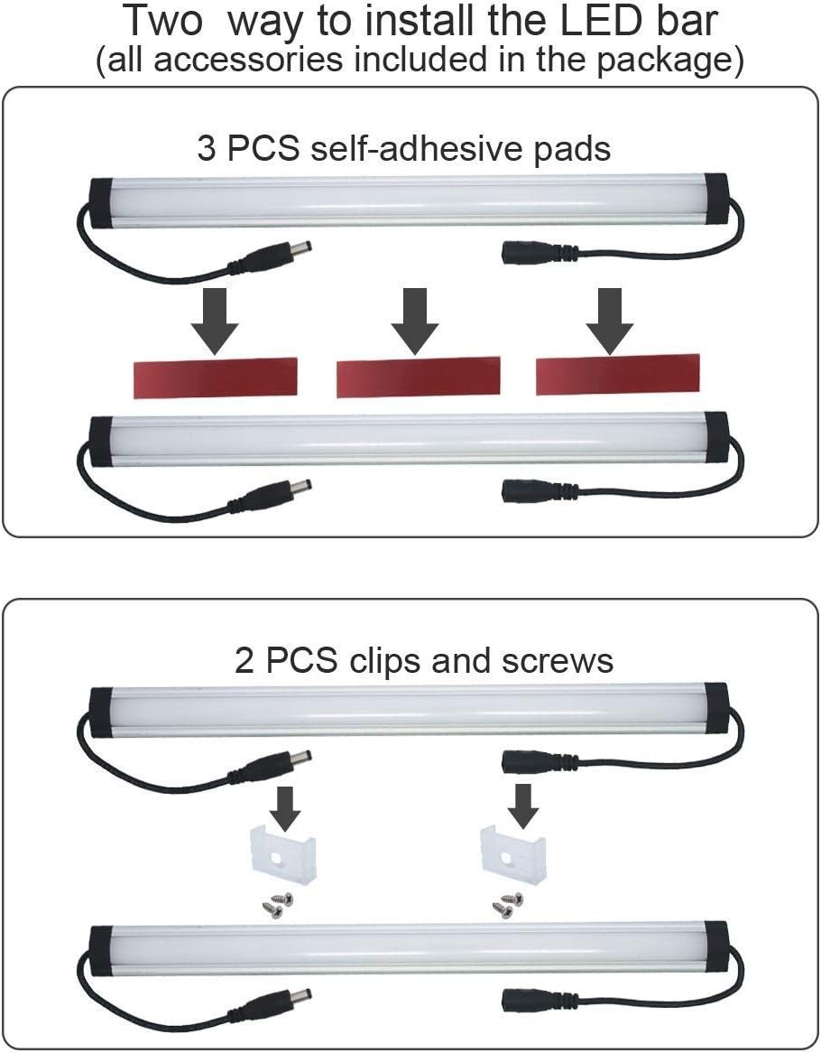 Easy Install Warm White Under Cabinet Lights