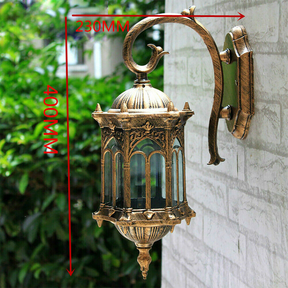 Antique Sconce Wall Light Outdoor Exterior Lantern Porch Lights Wall Lighting