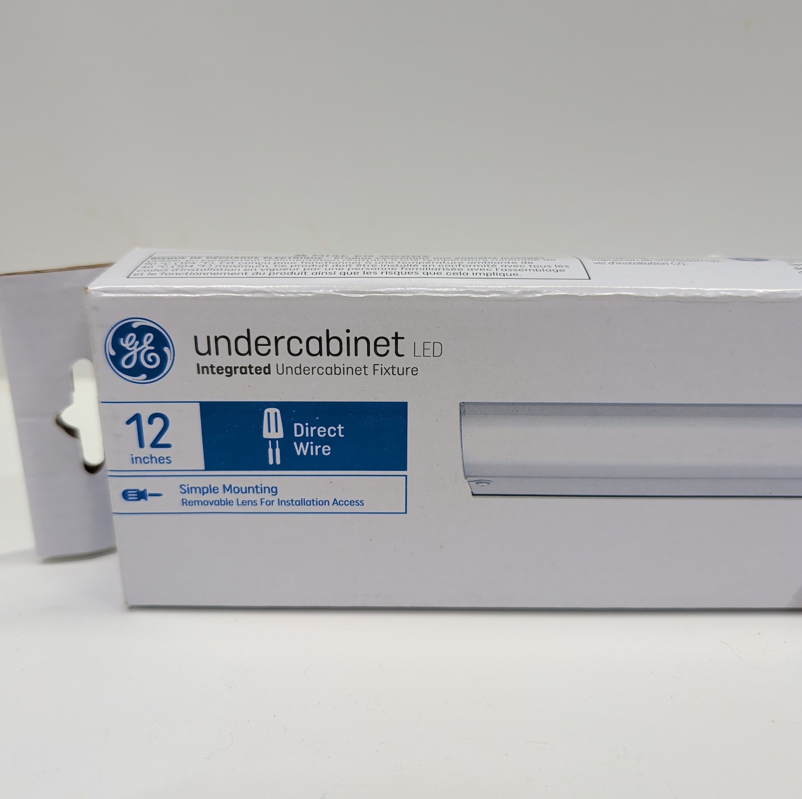 GE LED Direct Wire Under Cabinet Light 12 Inch Warm White Dimmable New
