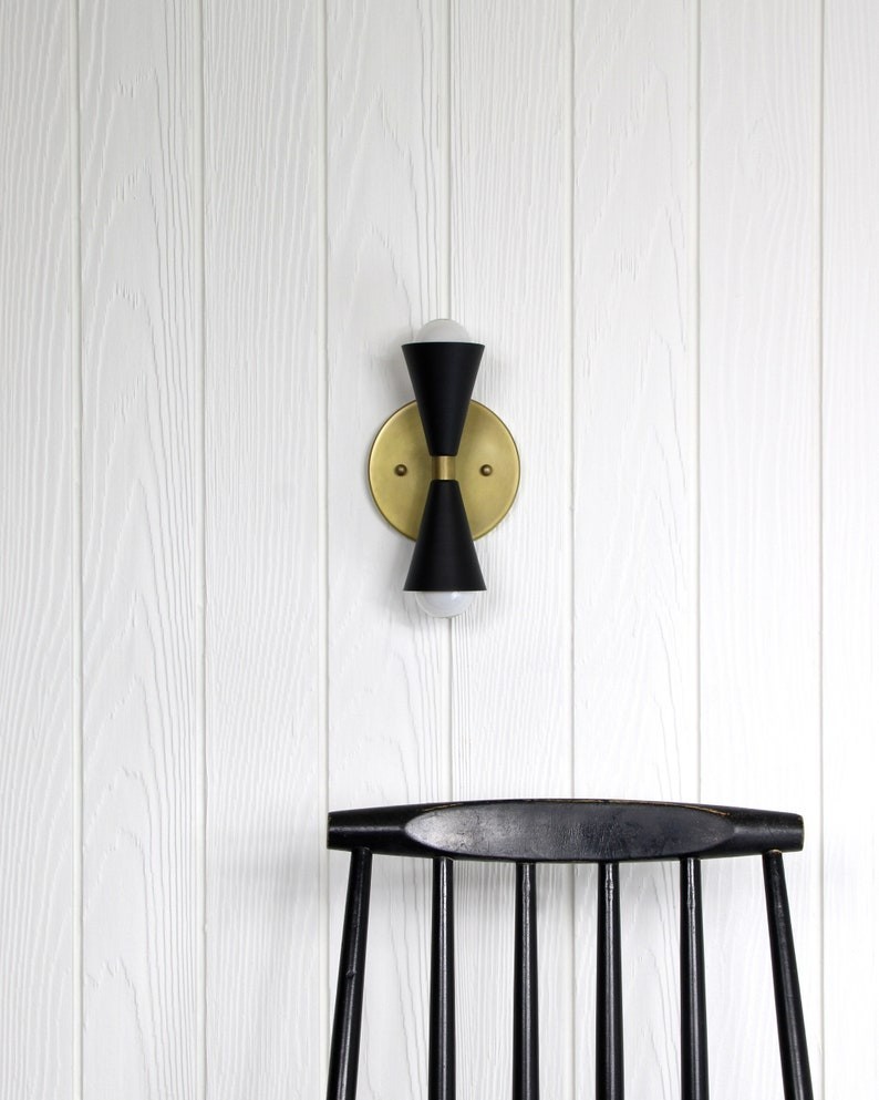 Modern Handcrafted Brass Wall Sconce | Custom Finish Options | E12/E14 Socket