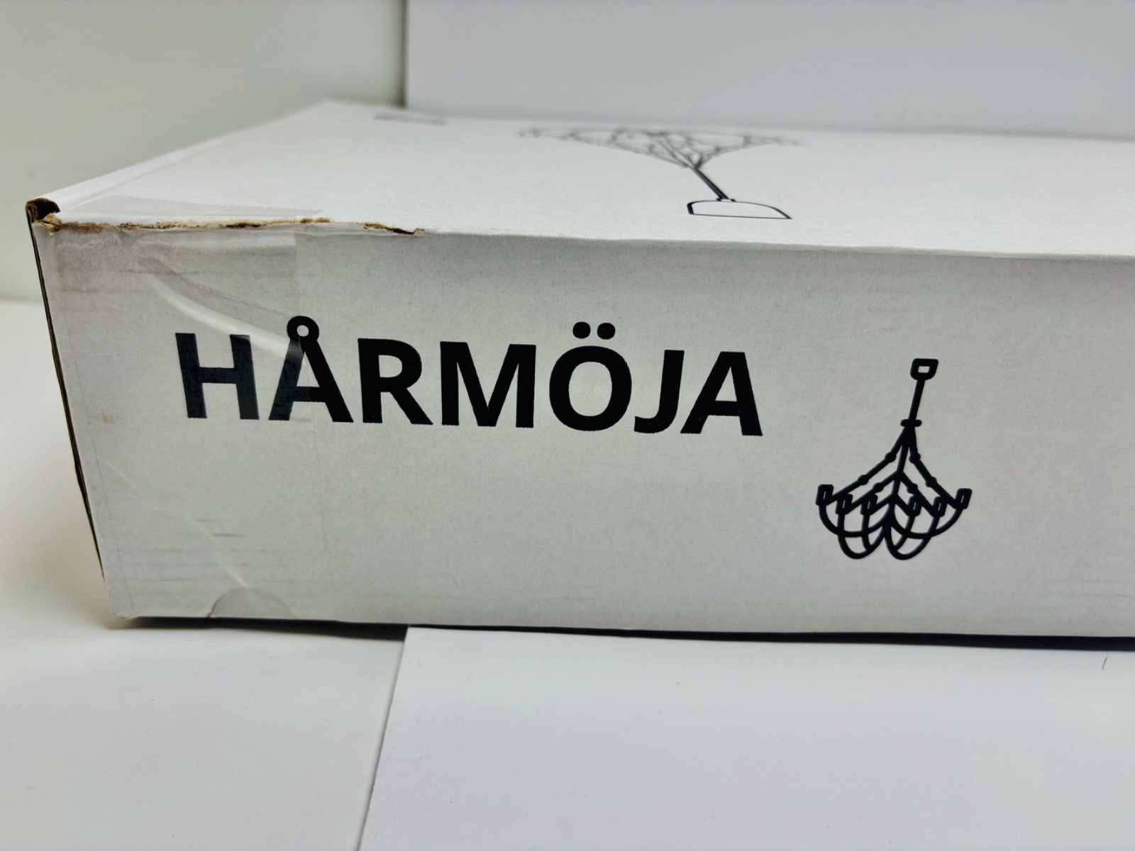 IKEA HARMÖJA Chandelier Ceiling Light Modern Hanging Fixture Silver