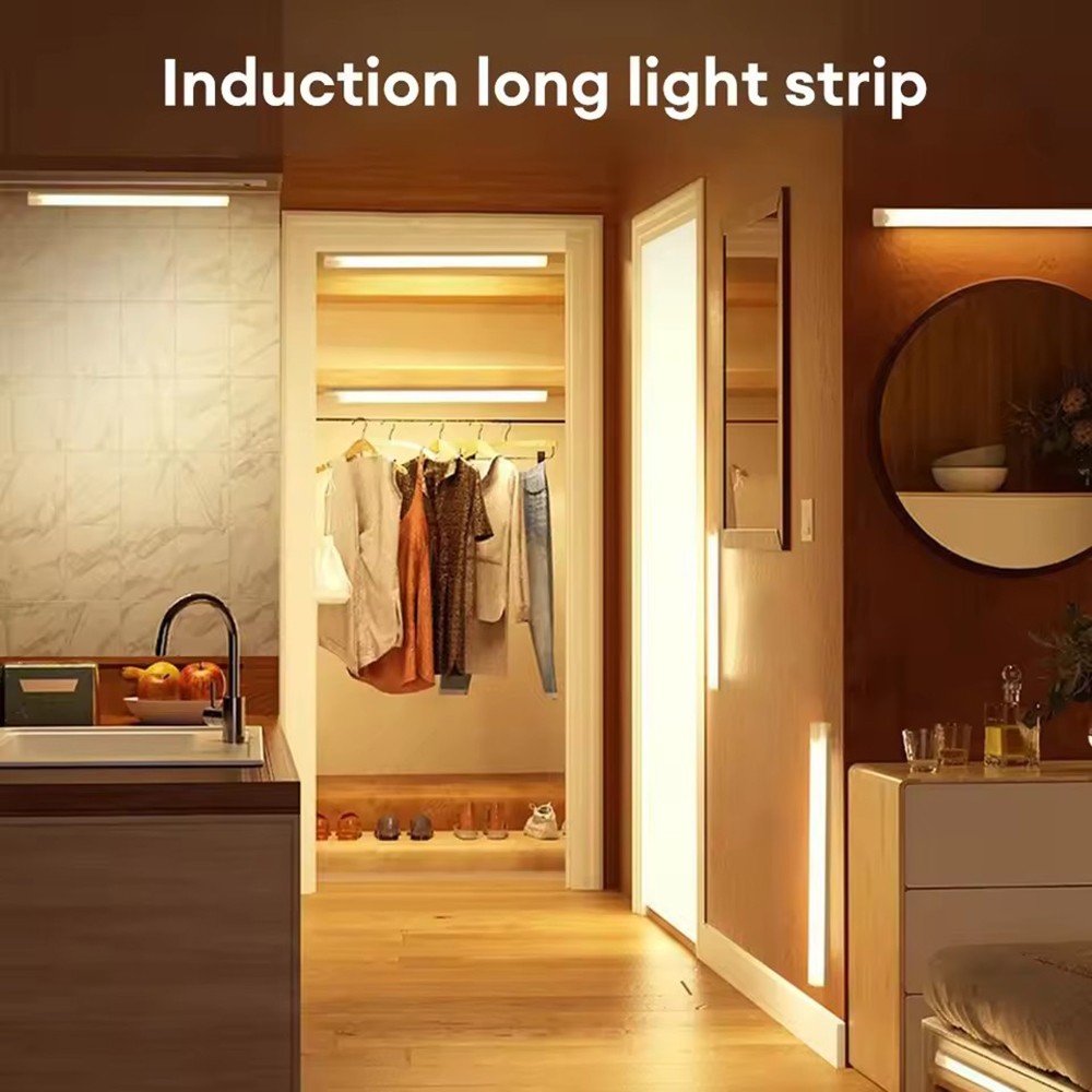 USB Rechargeable LED Motion Sensor Cabinet Magnetic Wireless Indoor Night Light