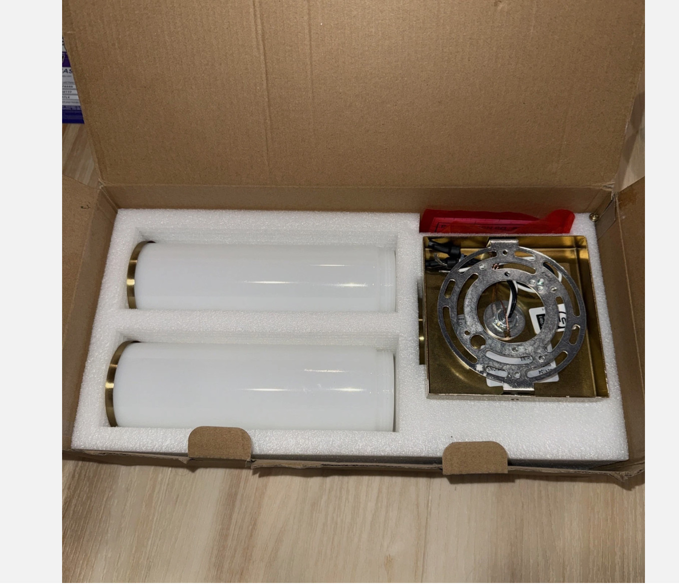 METWET bathroom vanity 21″ wall sconce, light gold tone finish #VL834-GD-ML, NEW