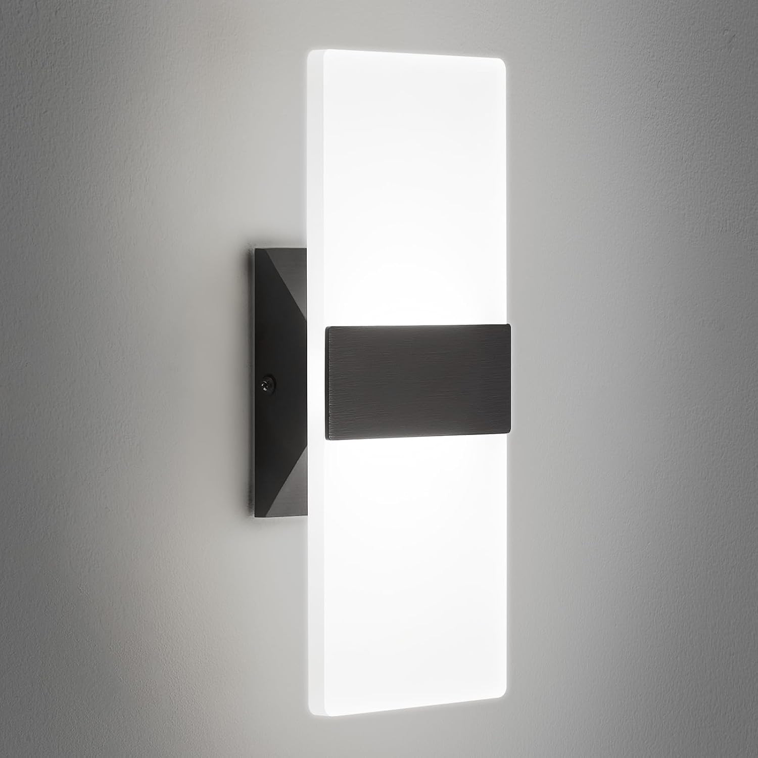 LED Wall Sconces Set of One, Two Dimmable Indoor Wall Lights, 5CCT 2700K-5000
