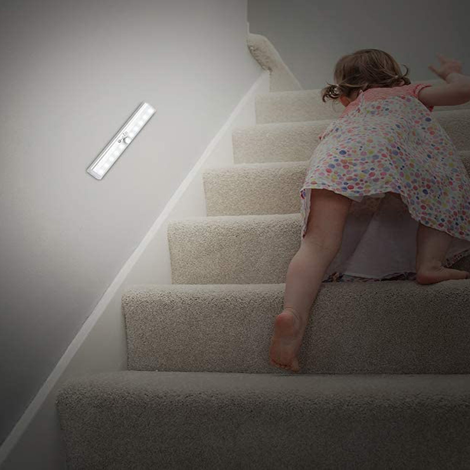 Wireless Under Cabinet Lighting LED Motion Sensor Battery Operated Closet 6pack