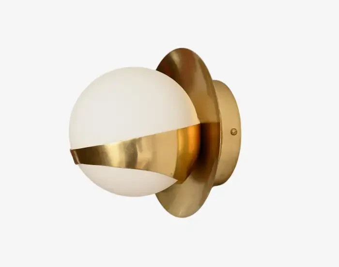 Brass Wall Sconce by Colombocreationz