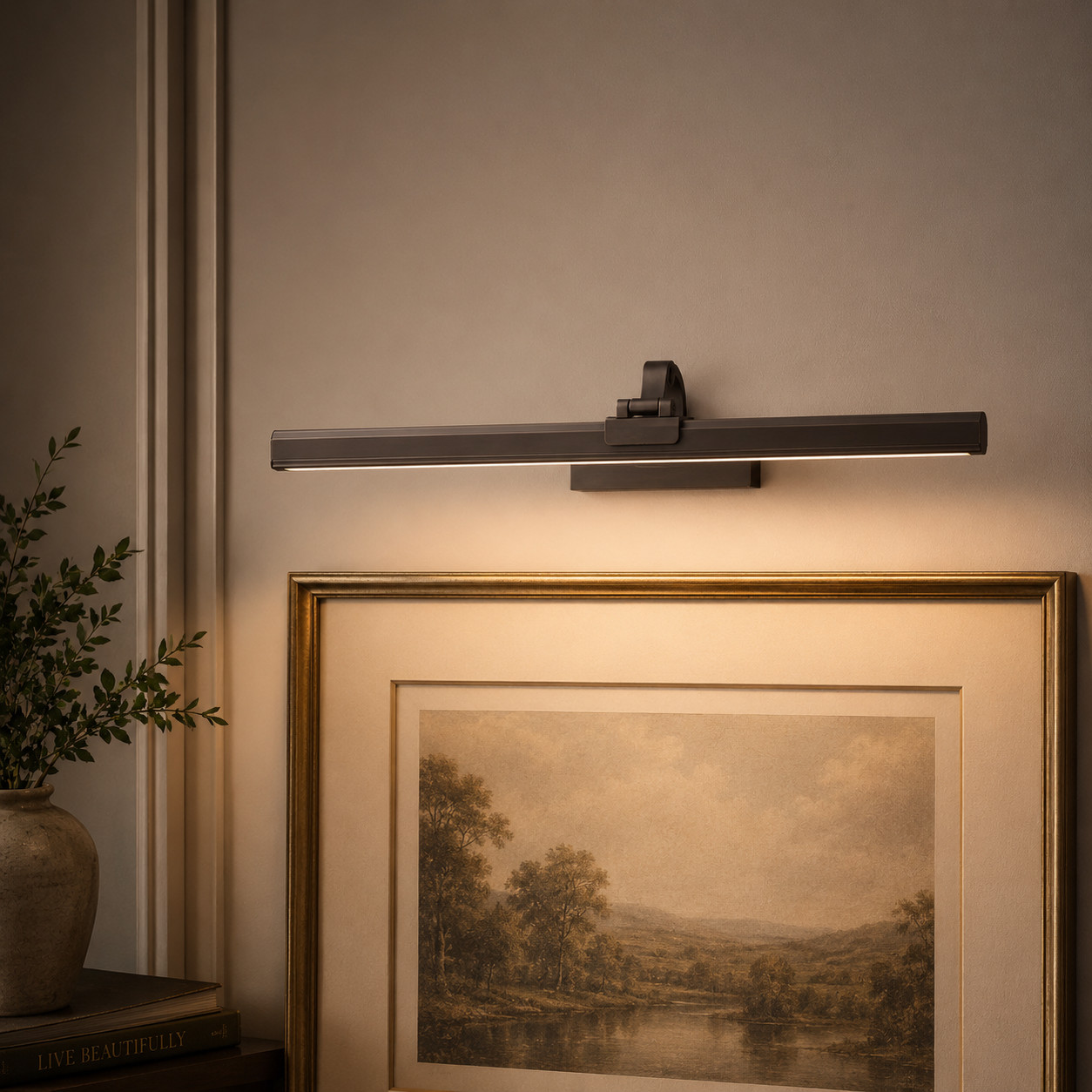 Cordless Pooky Picture Light – Larger Marcel Bronze