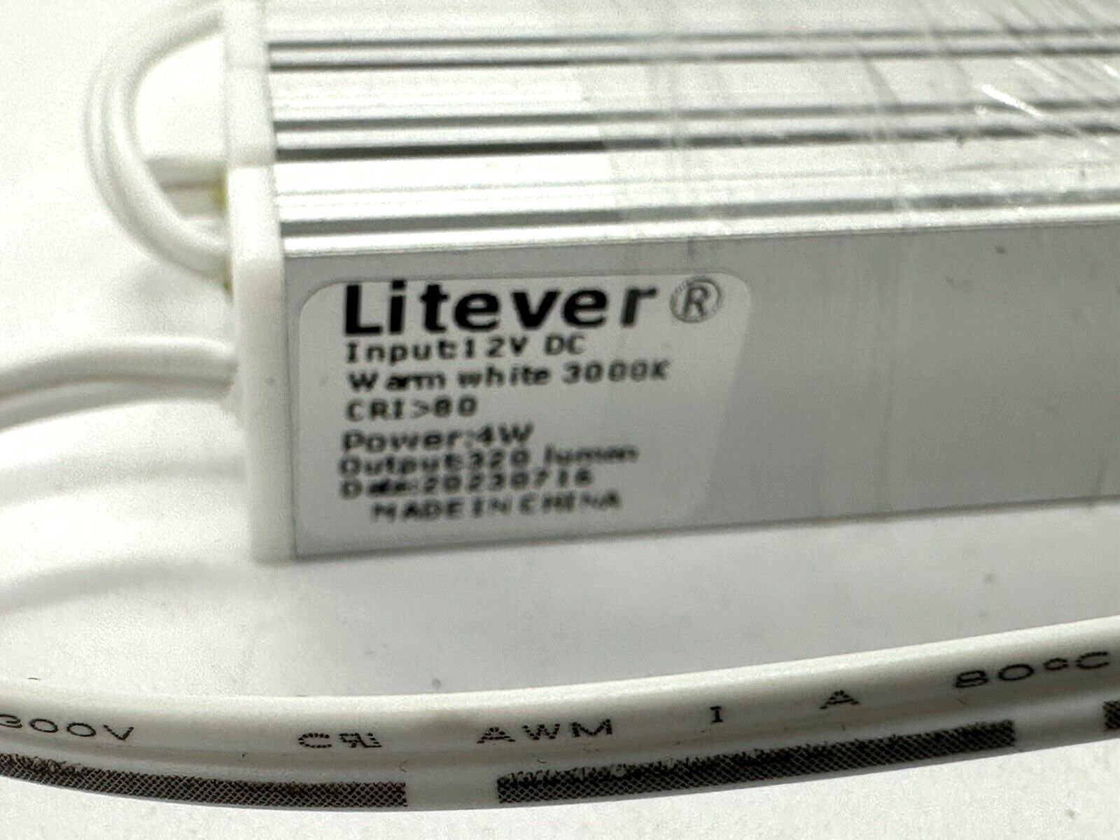 (6 PIECE) Litever Cabinet Lights Warm White 3000K (NO POWER SUPPLY, LIGHTS ONLY)